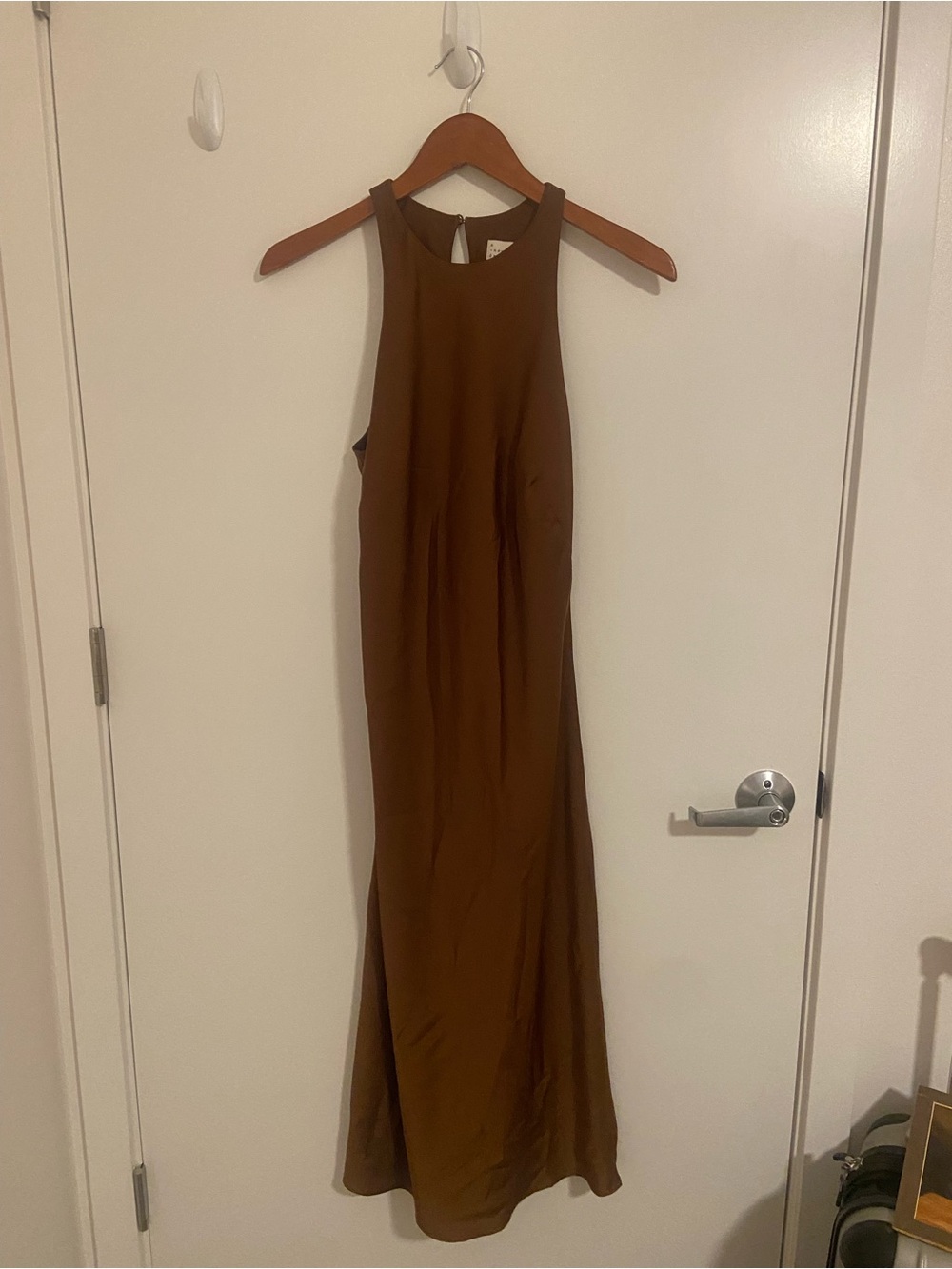 a new day Brown Halter Maxi Dress